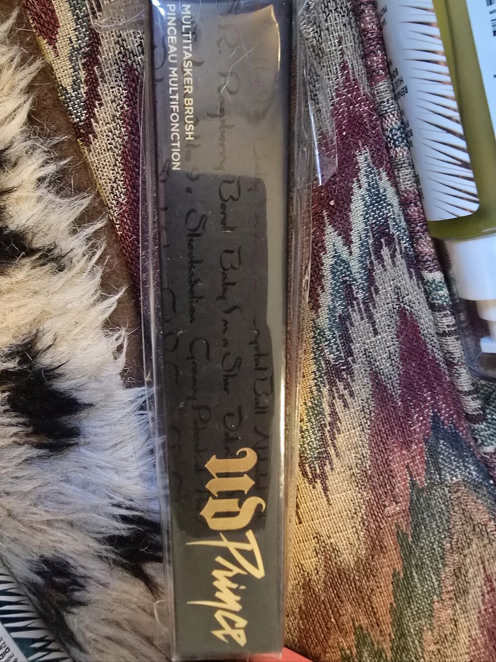 Urban Decay x Prince Multitasker Brush Vegan Makeup Brush New In Box Sealed Rare
